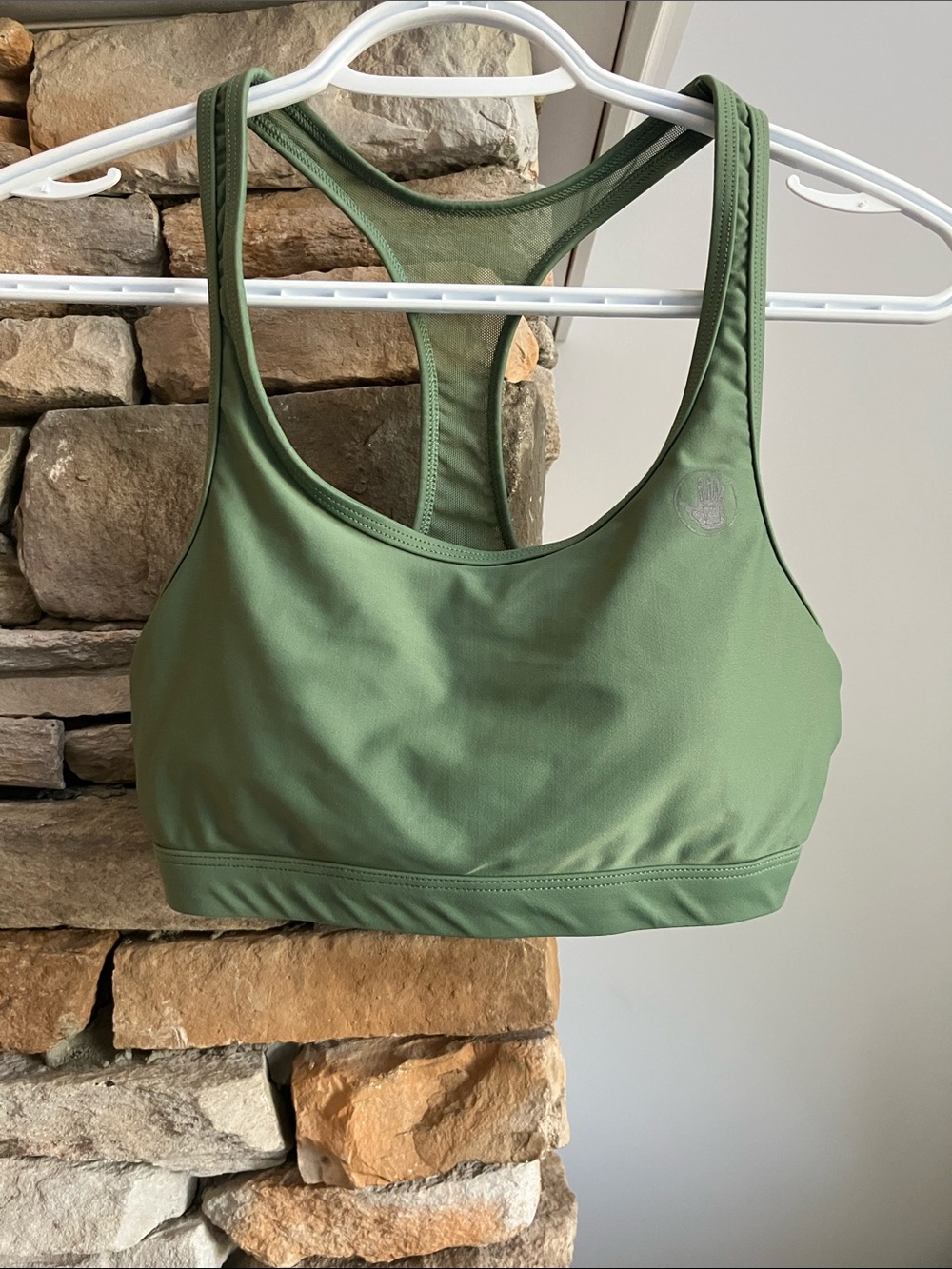 Body Glove Olive Green Racerback Sports Bra